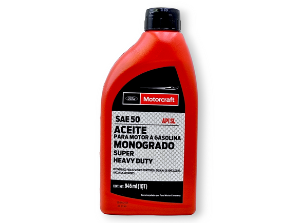 ACEITE MONOGRADO SAE 50 SUPER MOTORCRAFT 946ML