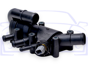TOMA AGUA TERMOSTATO FORD COURIER 1.6L 2000 AL 2012 COMPLETA