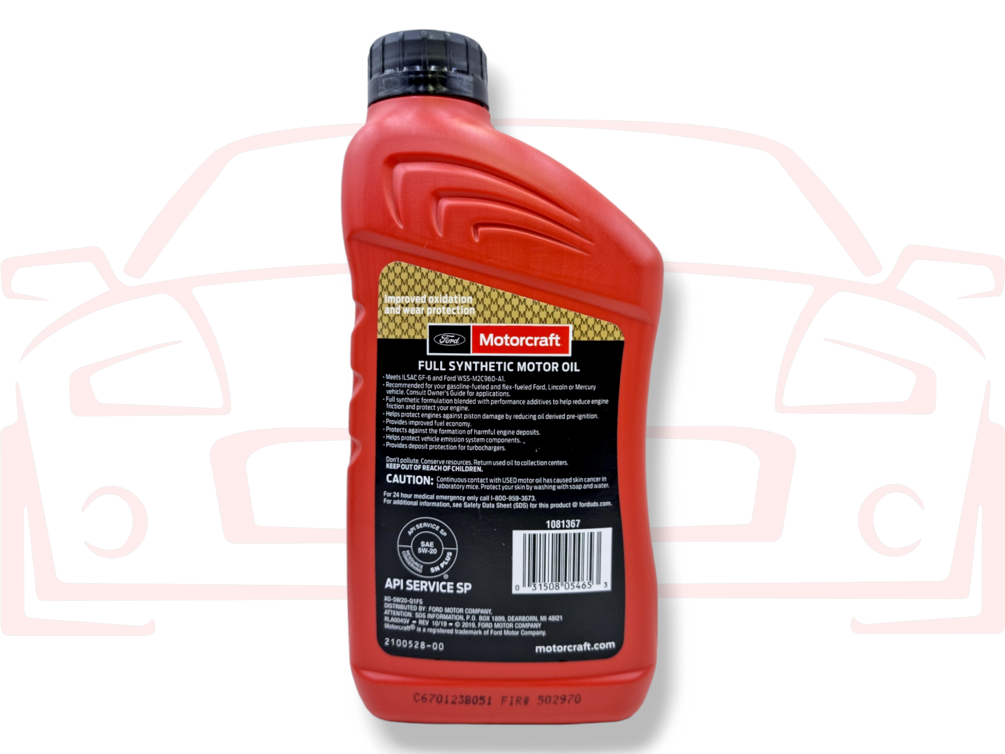 Aceite Sintetico 5W30 Omnicraft Ford 5 litros – FORD RESLAY