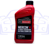 Aceite Mercon V(5) para Transmision Automatica, Direccion Hidrahulica Motorcraft 946 ml